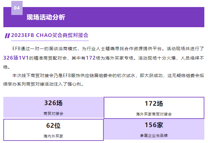 EFB服飾供應鏈展