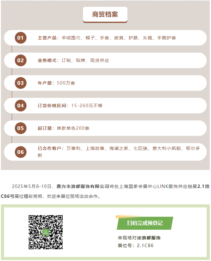 LINK服飾供應(yīng)鏈展